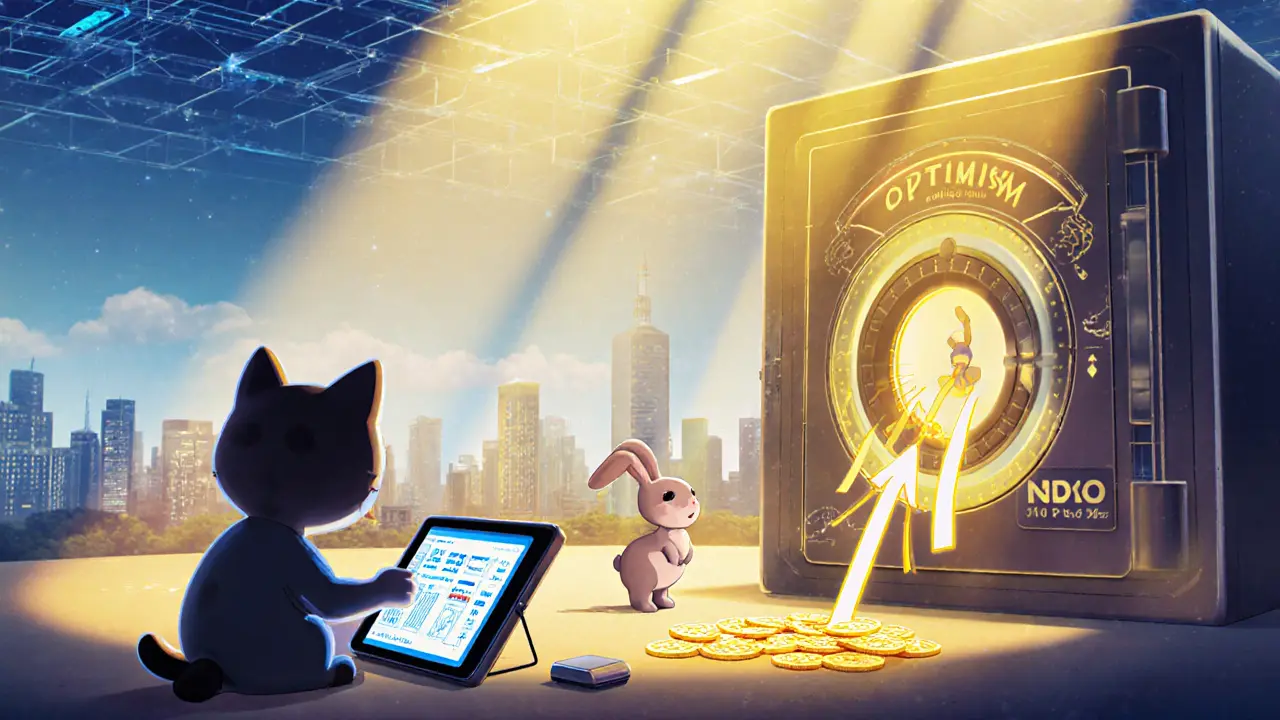 Cat developer designing an NFT marketplace while others stake NEKO tokens in a vault.