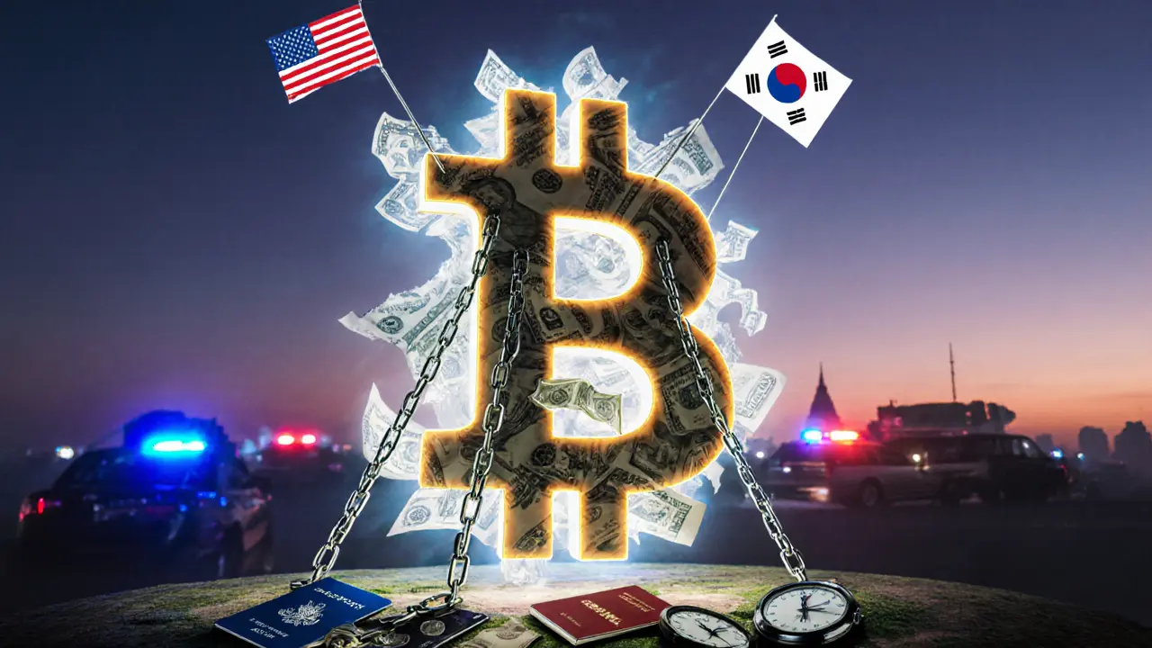 A giant Bitcoin ghost drains wealth from Cambodia, connected to global victims.