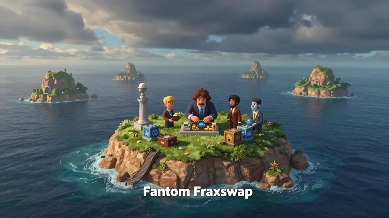 Isolated Fraxswap island for niche institutional traders