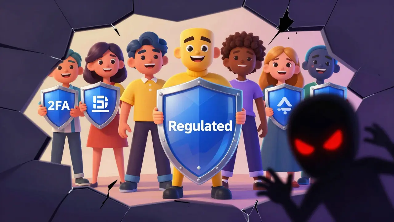 Legitimate crypto exchanges protected by regulation shield against threats