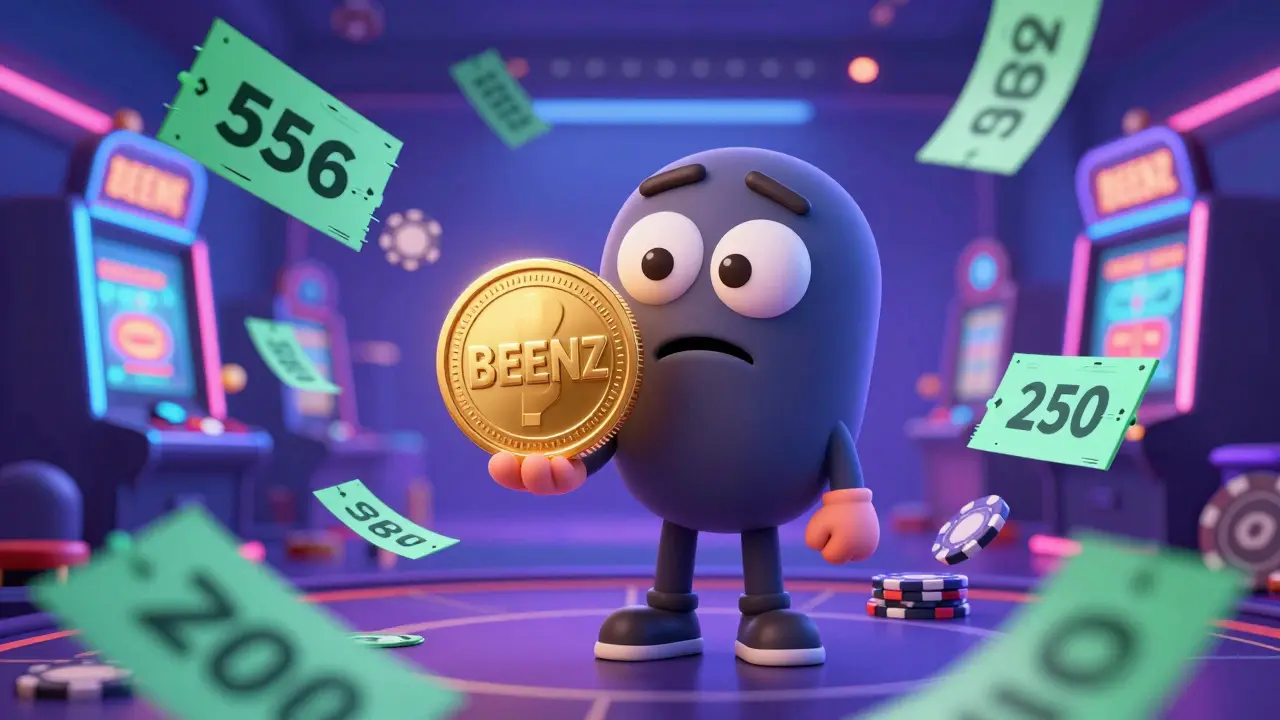 Confused character holding a memecoin amidst chaotic price tags