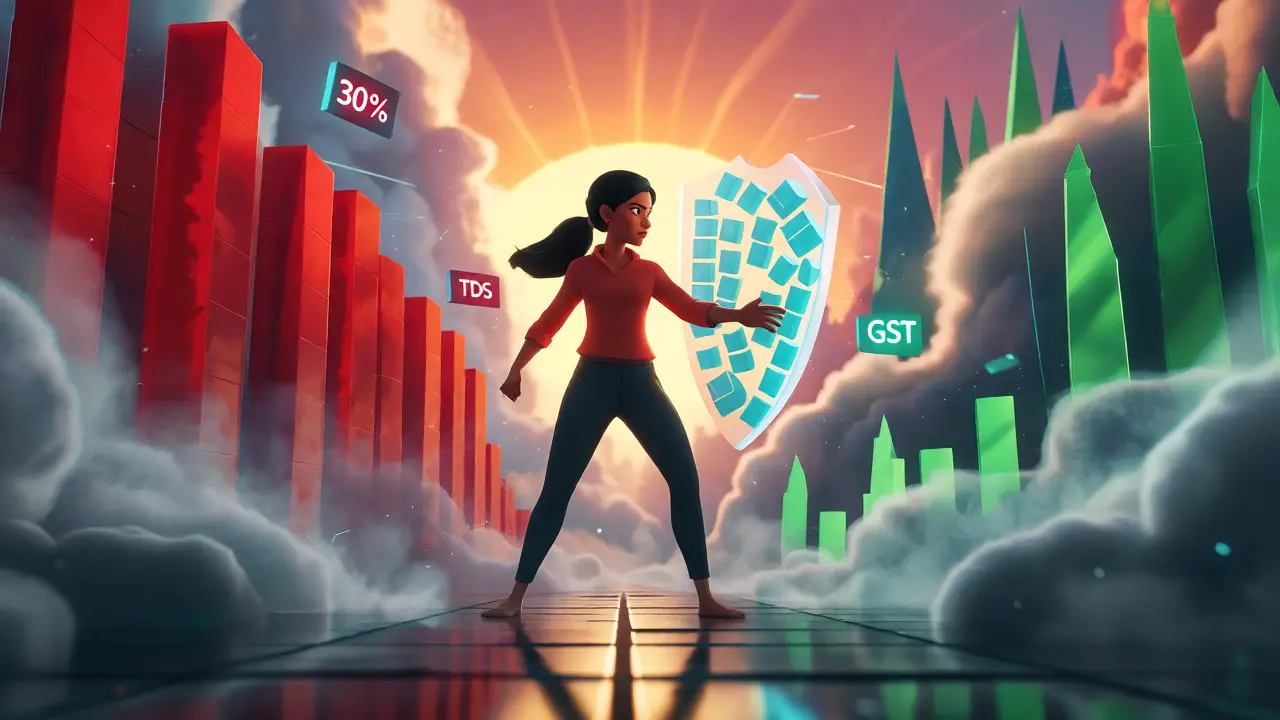 Trader shielding from tax barriers with data tools