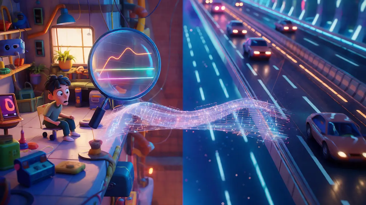 Split view of Cosmos workshop and zkSync highway connected by a fragile data bridge